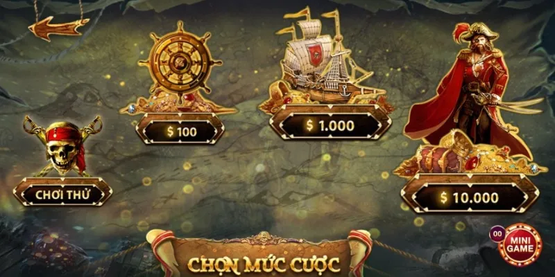 Các mức thưởng của biểu tượng trong Nổ Hũ Pirate King tại New88