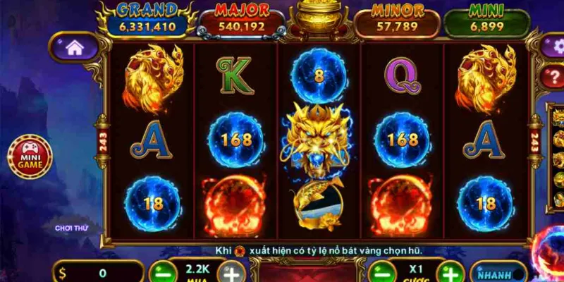 Mô tả sơ lược về trò chơi nổ hũ tứ linh