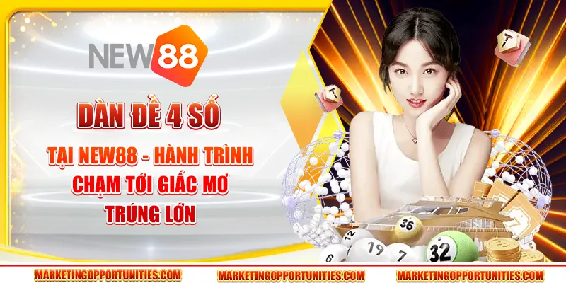 Dàn đề 4 số tại New88 - Hành trình chạm tới giấc mơ trúng lớn