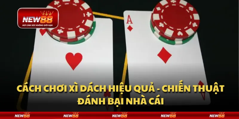 Cách chơi Xì Dách hiệu quả - chiến thuật đánh bại nhà cái