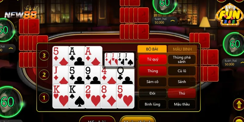 Mẹo sắp xếp bài Binh Chợ Lớn giúp giành chiến thắng