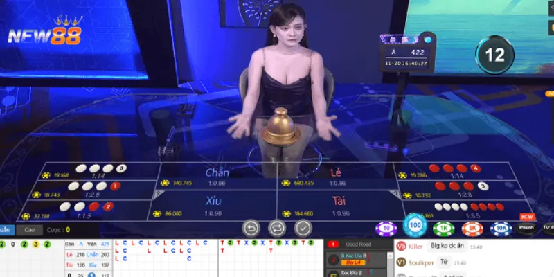 Sự kết hợp giữa xác suất và chiến lược chơi xóc đĩa