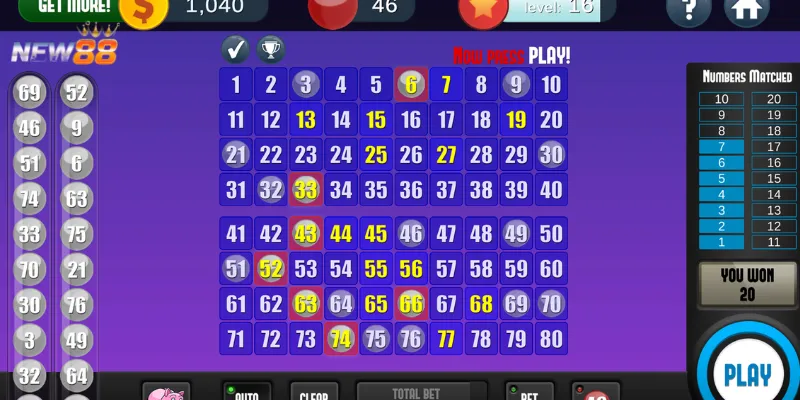 Khám phá cách chơi Keno qua từng bước cụ thể